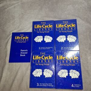 The Life Cycle Library For Young People Set of 4 Book & Parent Answer Book